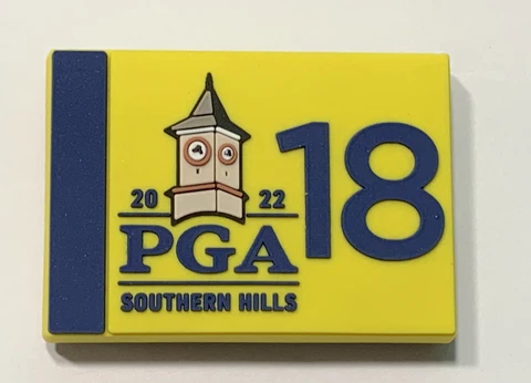2022 Pga Championship Magnet Southern Hills golf pin flag style justin thomas Cover