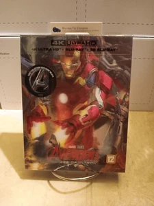 Avengers Age of Ultron 3D 4K B1 Lenticular SteelBook Blu-ray 2014 Weet Exclusive - Picture 1 of 9