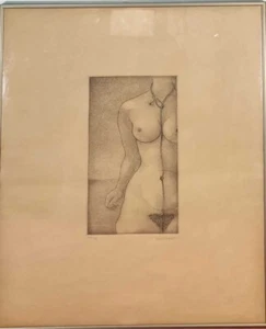 JOSE MARIA SUBIRACHS. BUSTE DE FEMME. GRAVURE SUR PAPIER. XXE SIÈCLE. - Picture 1 of 2
