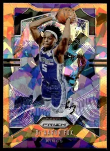2019-20 Panini Prizm Orange Ice De'Aaron Fox G14 Sacramento Kings #120 - Photo 1 sur 2
