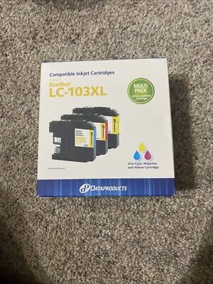 Dataproducts Brother LC103XL Tri-Color Ink Printer Cartridges *BRAND NEW SEALED - Image 1 of 4
