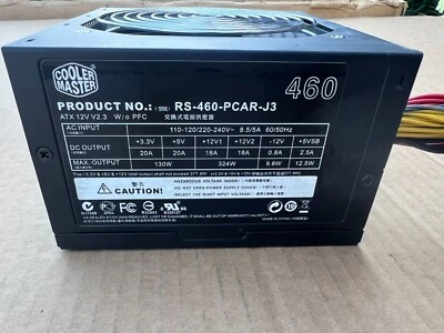 COOLER MASTER 460 RS-460-PCAR-J3  ATX 12V  SERVER POWER SUPPLY - Image 1 of 3