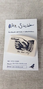 Spilla "Tè così" in ceramica artigianale Alice Shields - Foto 1 di 5