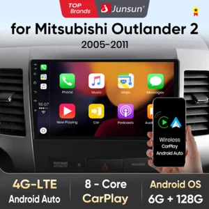 6+128GB Android 13 Autoradio CarPlay GPS Navi für Mitsubishi Outlander 2005-2011 - Bild 1 von 16