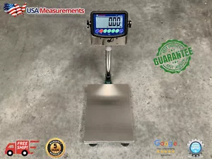 150 lb x .002 lb Digital Floor 12"x16" Bench Scale Platform 75 kg x .002 kg - Picture 1 of 12