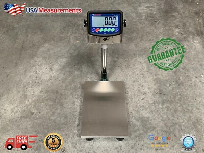 300 lb x .02 lb Digital Floor 12"x16" Bench Scale Platform 150 kg x .009 kg - Image 1 of 4
