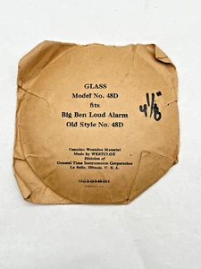 Big Ben Convex Clock glass 4-1/8 inches Model No. 48D - (CM53-48D) - Picture 1 of 2