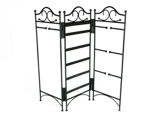 Supporto Organizzatore Gioielli 3 Pannelli per Appendere Orecchini, Bracciali e Collane... - Foto 1 di 6