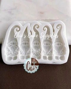 Gnomes Silicone Mold, 6 cavities - Picture 1 of 5