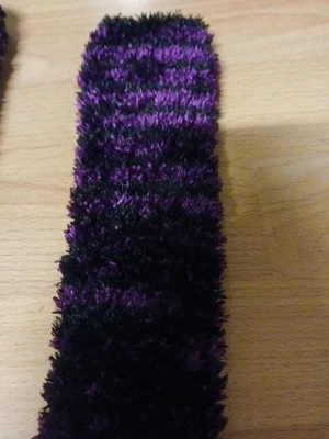 Warme Kniestrümpfe In Viollett Schwarz Gr 35-38 - Bild 1 von 2