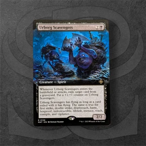 Urborg Scavengers •Borderless• Rare Creature - Spirit • MOM the Aftermath • MAT - Picture 1 of 2