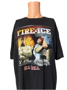 Camisa De Colección 2008 Tech N9ne & Paul Wall ILL BILL Tour Talla XL Para Hombres Autografiada - Imagen 1 de 14