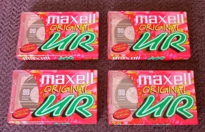 4X MAXELL ORIGINAL UR RETRO CASSETTE TAPES IEC TYPE 1 - Picture 1 of 11