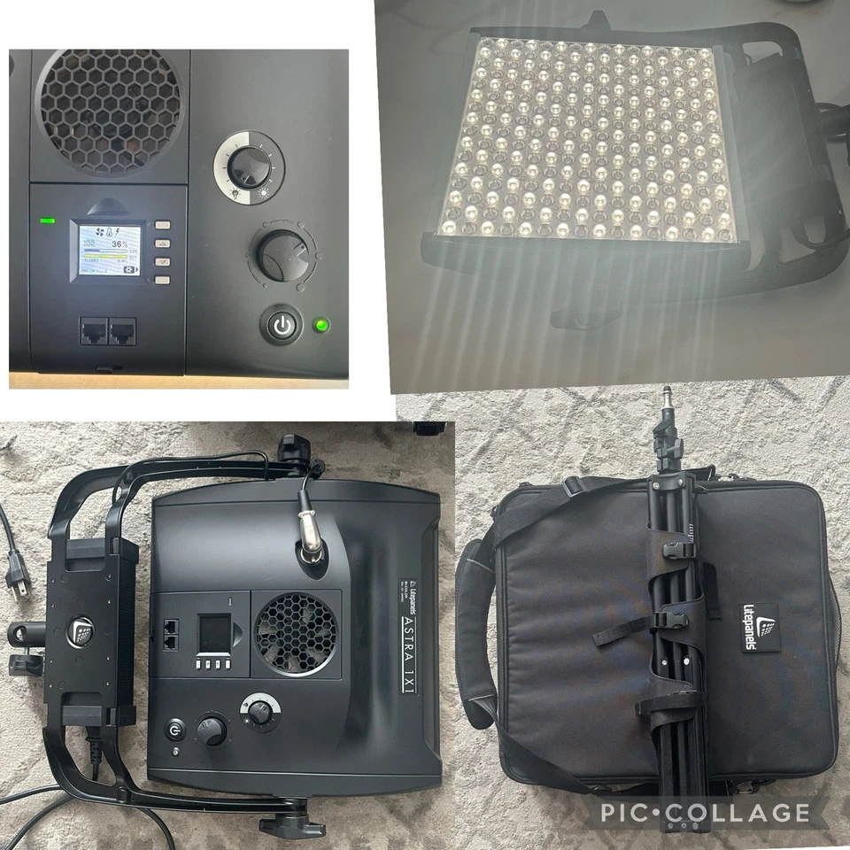 ASTRA 1X1 Litepanels BICOLOR Vin: 13 - 24VDC Soporte Portador RECOGIDA LOCAL N.Y.C Foto 1 de 4