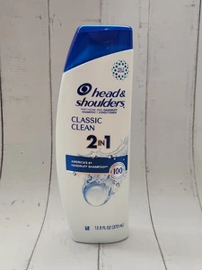 Head & Shoulders Classic Clean 2-in-1 Dandruff Shampoo + Conditione, 12.5 fl oz  - Picture 1 of 2