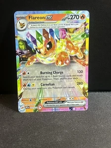 Pokemon TCG Card S&V - Prismatic Evolutions Flareon EX - 014/131 Double Rare  - Picture 1 of 2