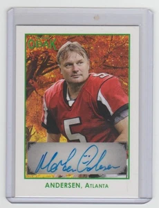 MORTEN ANDERSEN 2011 Tristar Obak Autograph GREEN #A1 SP AUTO #10/25 SSP /10 - Picture 1 of 2