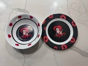 Betty Boop 2003 King Features Syndicate Kunststoff Servierplatte & Schüssel Set - Bild 1 von 8