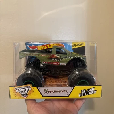 Monster Jam Truck Xtermigator Hot Wheels 1:24 Difícil de Encontrar Raro Coleccionable ¡Nuevo! Foto 1 de 4