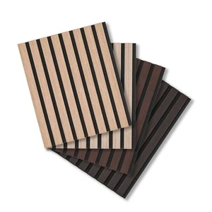 Wood Slat Wall Panels, Accent Decorative Acoustic Wood Slats (4 Pack Samples) - Picture 1 of 1