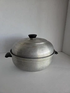 VTG Mirro Aluminum 3 Pc Vented Bun Warmer/Steamer Made In The USA - Picture 1 of 12