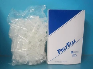 NEW BOX OF 250 DIONEX 5 ML POLY VIALS 5ML POLYVIAL LABORATORY SCIENTIFIC LAB - Picture 1 of 16