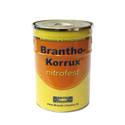 BRANTH-CHEMIE, BRANTHO KORRUX Brantho-Korrux nitrofest, Rostschutzfarbe, RAL 6003 Olivgrün matt, 750 ml