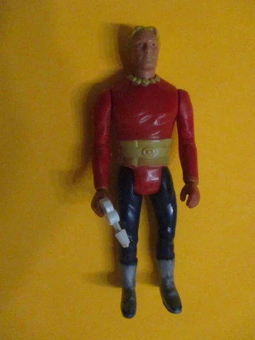 1979 MATTEL FLASH GORDON ACTION FIGURE W/RAY GUN LOOSE VG FREE SHIPPING Cover