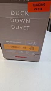 John Lewis Natural Duck Down 60/40 Duvet, 4.5 Tog, King Size, 225 x 220cm, White - Picture 1 of 5