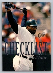 1996 Fleer Ultra Checklist Cecil Fielder #2 - Picture 1 of 2