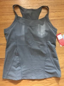 Athleta Racerback Work-Out Yoga Top With Built In Bra Women's Size Large - Picture 1 of 10