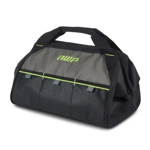15 Inch Black Portable Tool Bag Heavy Duty Organizer for Jobsite Tools - Picture 1 of 7