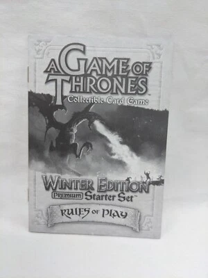 A Game Of Thrones Collectible Card Game Winter EditionPremium Starter Set Rules  - Image 1 of 4