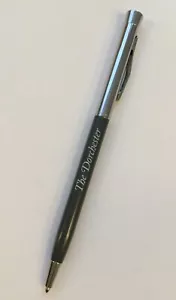 DORCHESTER HOTEL PEN BALLPOINT GREY SILVER TONE METAL BLACK INK UNUSED - Picture 1 of 3