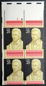 2415 MNH 1989 25c Supreme Court John Marshall Chief Justice Law Constitution - Picture 1 of 1