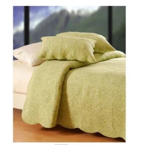 C&F Home Colonial Williamsburg Windsor Kiwi 100% Cotton Reversible TWIN Quilt - Picture 1 of 12