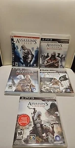 Assassin's Creed Lot of 5 Playstation 3 PS3 -III Black Revelations Brotherhood - Picture 1 of 7