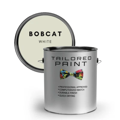 TAILORED PAINT BOBCAT WHITE Digger Machinery 1L 1K Enamel Direct Gloss
