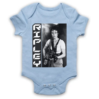 THE GUNS OF BRIXTON Alien Ripley Tribute Aliens Sci Fi Horror Xenomorph Strampler Baby Grow Body
