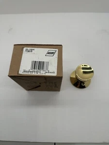 Lot of 9 Schlage F170 BEL 605 Bell Door Knob Single Dummy Trim Bright Brass - Picture 1 of 1