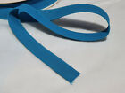 Turquoise color Soft corded flat elastic 25mm wide Sold Pmtr UK Seller Free post