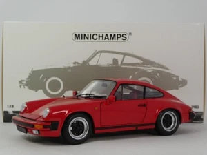 Minichamps Porsche 911 Carrera Coup� 3.2 red 1983 1/18 100063021 - Foto 1 di 5