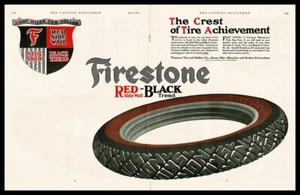 1916 Firestone Tires Original Magazine Ad - Picture 1 of 3