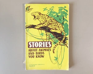 Stories About Animals and Birds Rare 1st Edition Soviet English Schoolbook 1960 - Picture 1 of 7