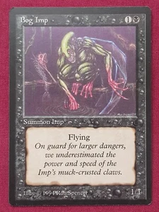 Magic The Gathering THE DARK BOG IMP tarjeta negra Magic The Gathering - Imagen 1 de 2