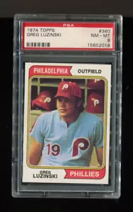 Greg Luzinski 1974 Topps #360 PSA 8 - Imagen 1 de 1