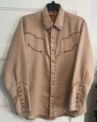 Camisa occidental de diseño para hombre de Scully... talla M Foto 1 de 4