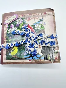 Junk Journal Dreams Thema 6x5 cm mit kaffeegefärbtem Papier - Bild 1 von 13