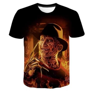 3D T-Shirt Horror Freddy Krueger Jason Men Women Sz S-5XL. - Picture 1 of 2