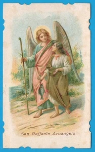 S. Raffaele Arcangelo santino holy card image pieuse heilige karte MA1320 - Imagen 1 de 2